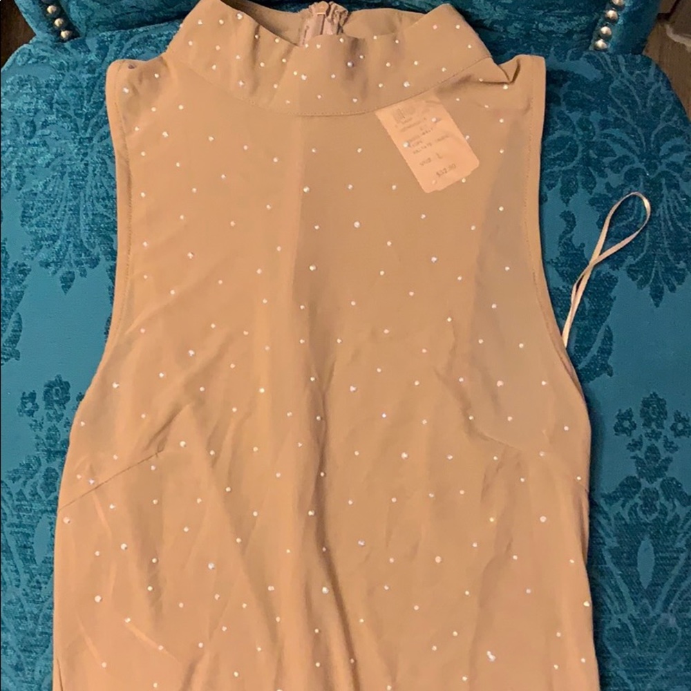 Leotard with crystal